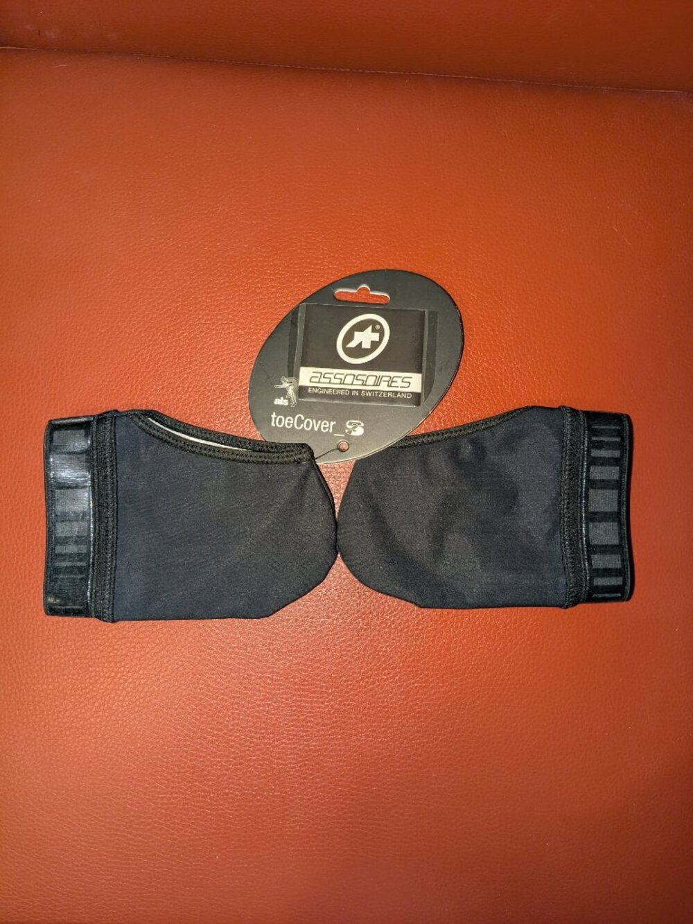 New Assos Toe Cover S7 Road Cycling Body R&D Men's Size 0 Black Bike Active
